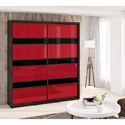 Шкаф-купе "Модель-4" Цветное стекло 2,0м